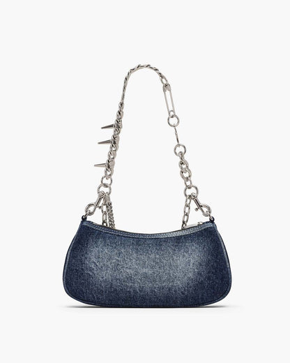 Marc Jacobs Sale - The Faded Denim Charm Shoulder Bag Faded Vintage Indigo