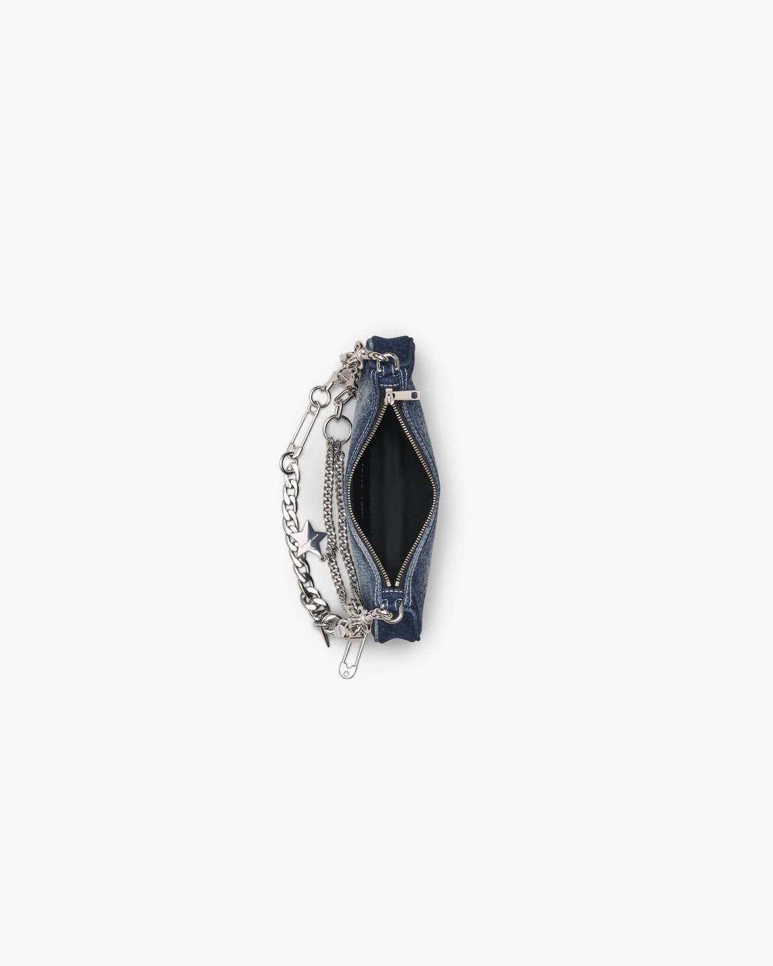 Marc Jacobs Sale - The Faded Denim Charm Shoulder Bag Faded Vintage Indigo