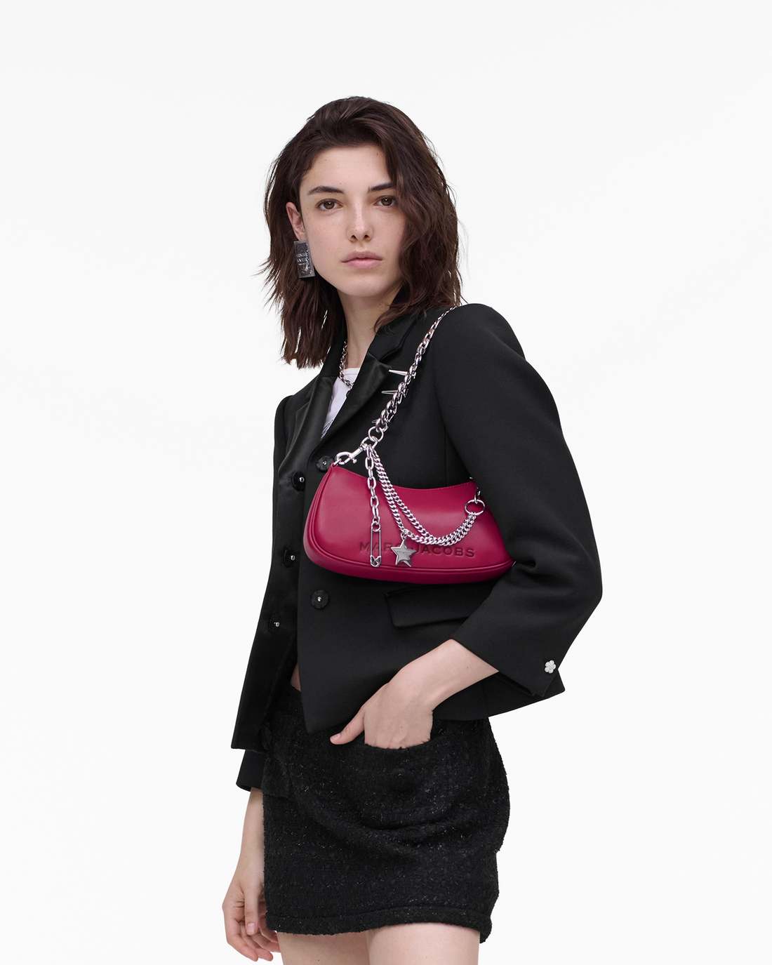 Marc Jacobs Sale - The Star Charm Shoulder Bag Lipgloss Pink