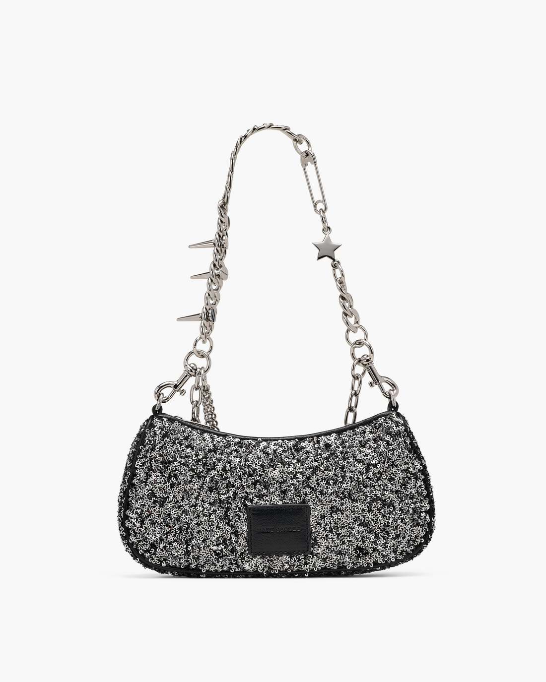 Marc Jacobs Top Pick - The Sequin Charm Shoulder Bag Silver
