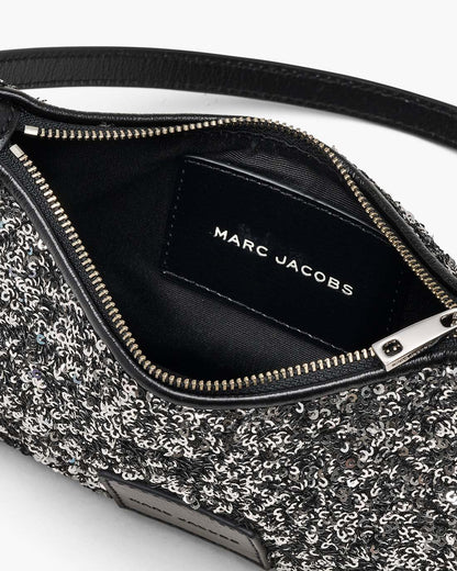 Marc Jacobs Top Pick - The Sequin Charm Shoulder Bag Silver