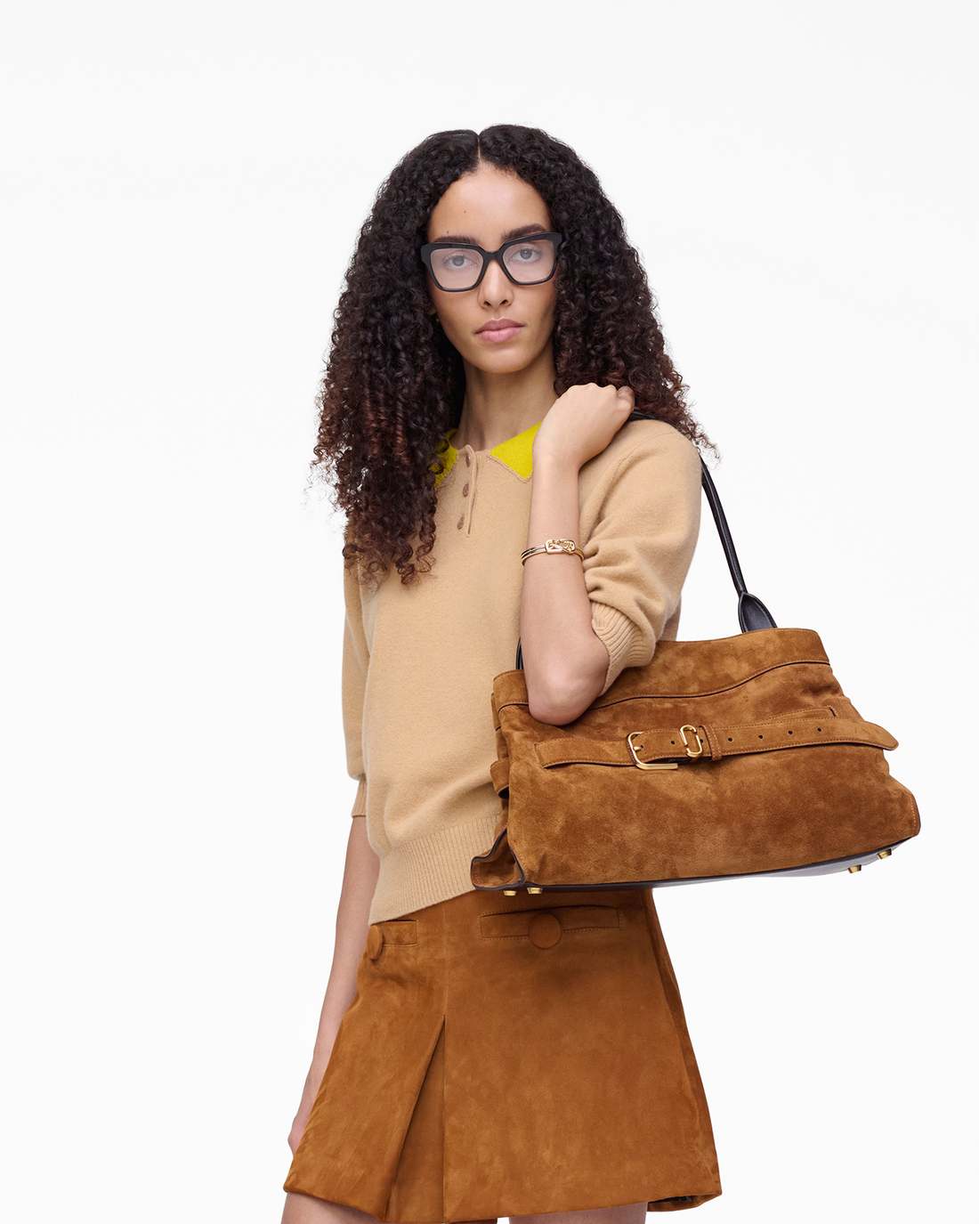 Marc Jacobs Best Price - The Suede Dakota Satchel Copper