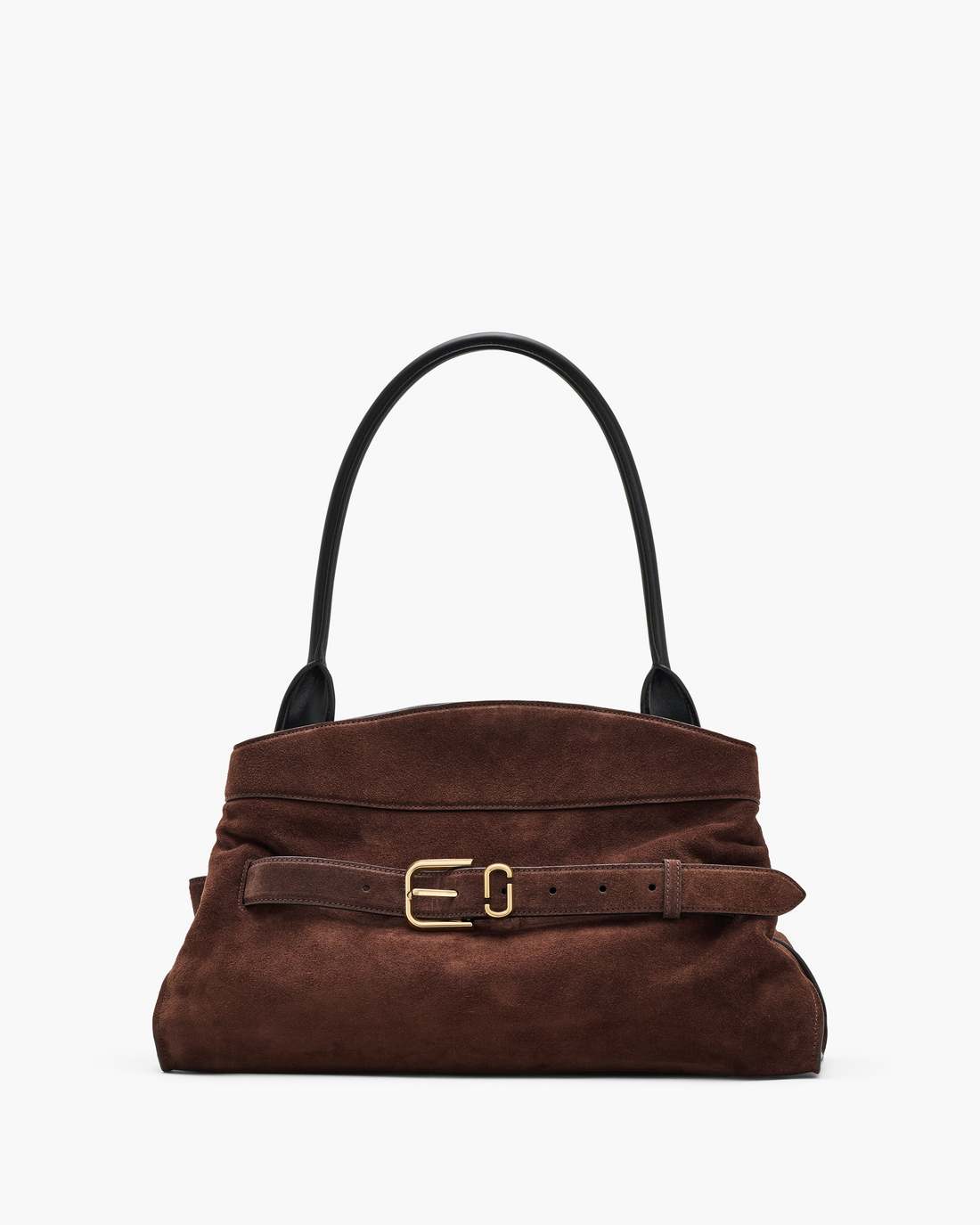 Marc Jacobs Best Price - The Suede Dakota Satchel Dark Brown