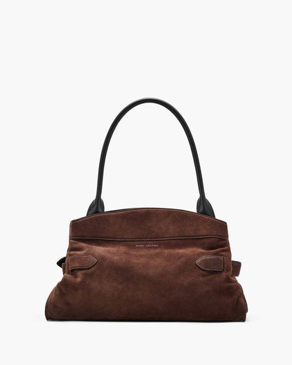 Marc Jacobs Best Price - The Suede Dakota Satchel Dark Brown