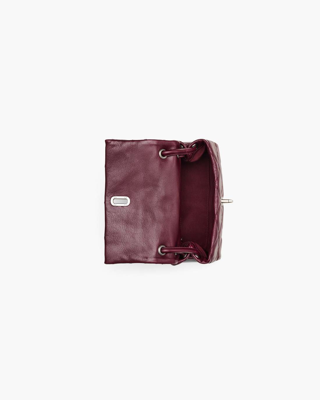 Marc Jacobs Best Price - The Quilted Mini Dual Shoulder Bag Dark Plum