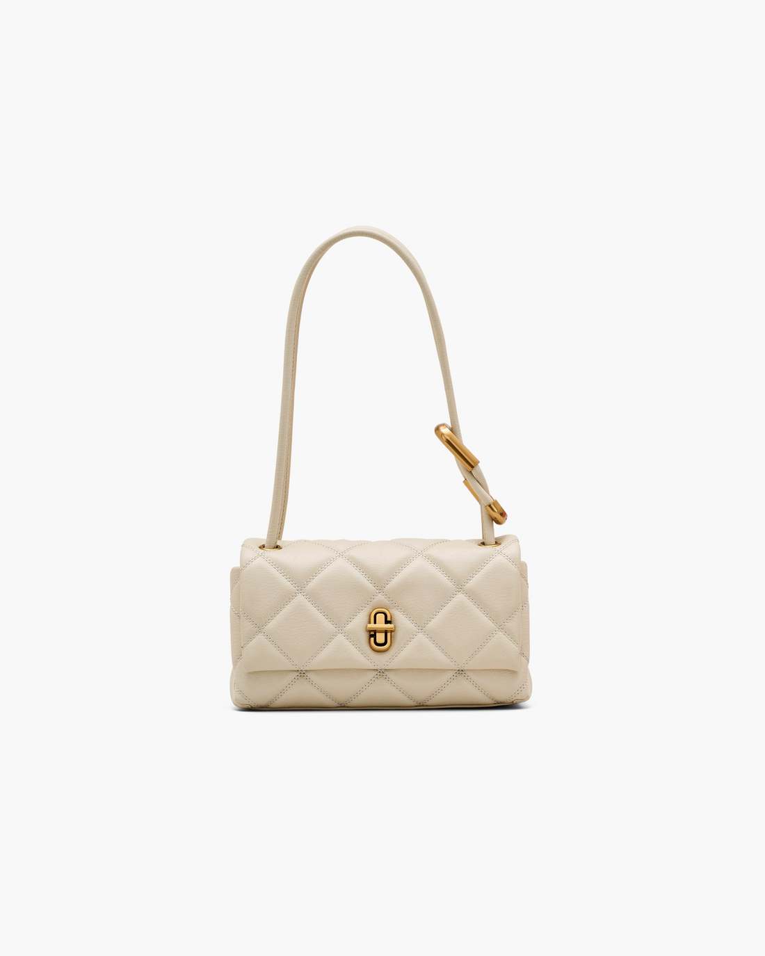Marc Jacobs Deals - The Quilted Mini Dual Shoulder Bag Cloud White