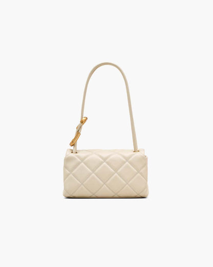 Marc Jacobs Deals - The Quilted Mini Dual Shoulder Bag Cloud White