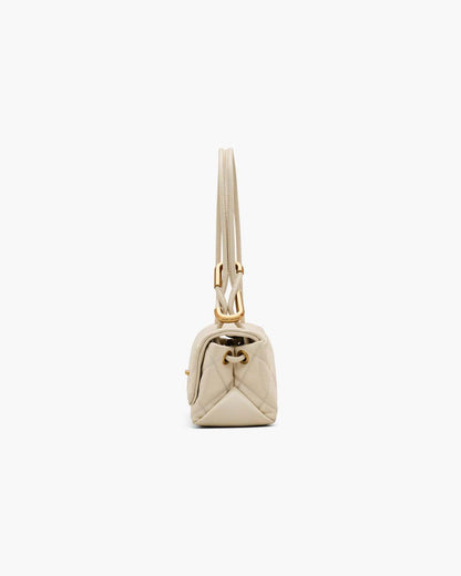 Marc Jacobs Deals - The Quilted Mini Dual Shoulder Bag Cloud White