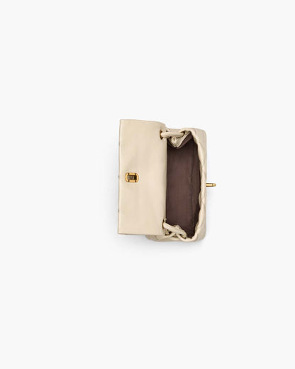 Marc Jacobs Deals - The Quilted Mini Dual Shoulder Bag Cloud White