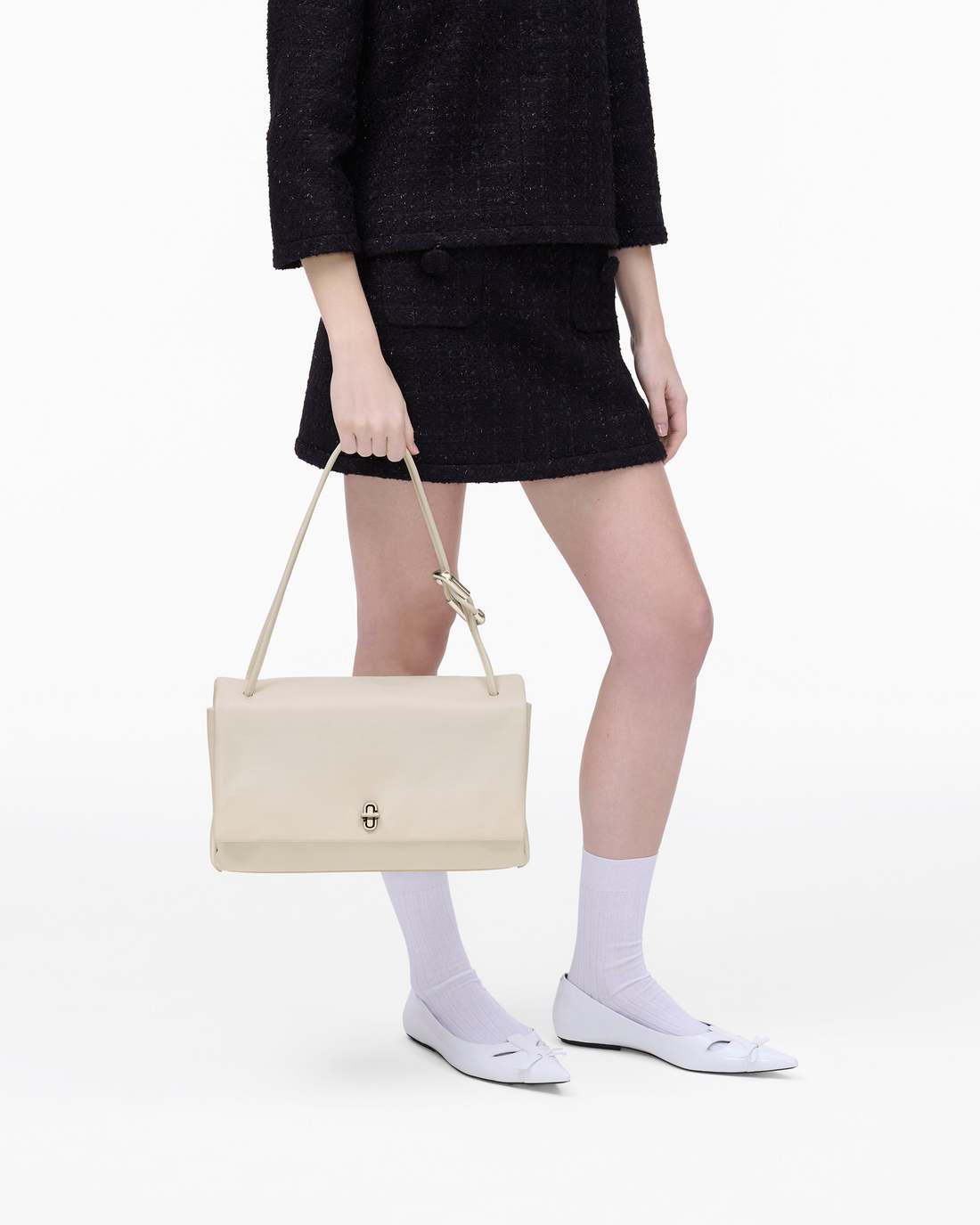 Marc Jacobs Classic - The Large Dual Bag Cloud White