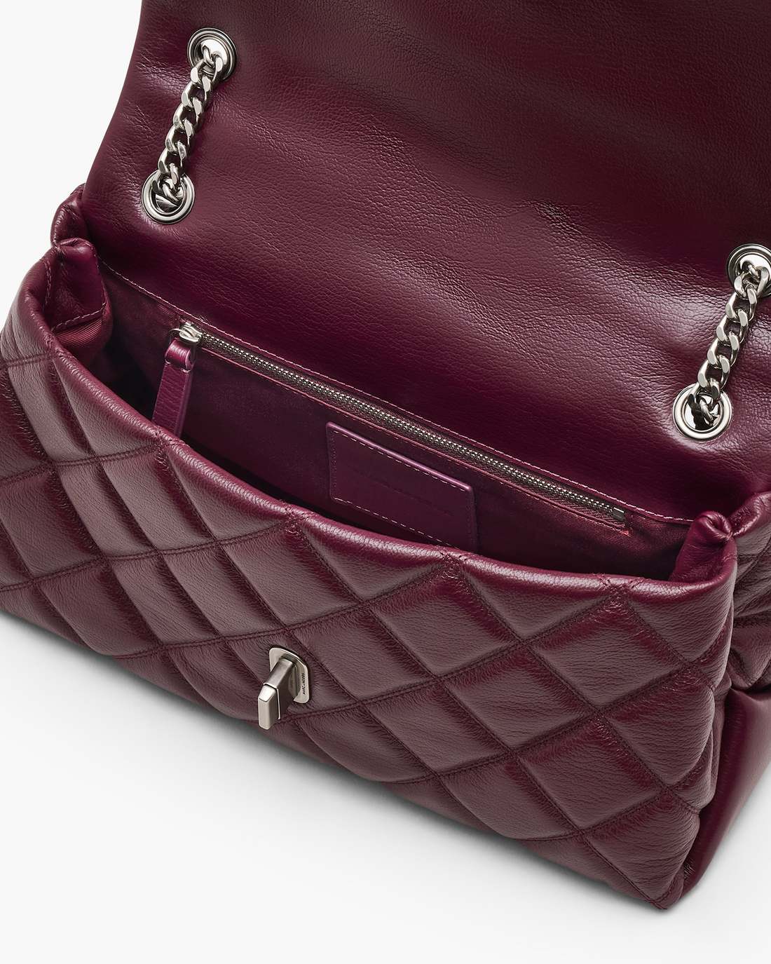 Marc Jacobs Recommended - The Quilted Dual Convertible Shoulder Bag Dark Plum