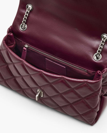 Marc Jacobs Recommended - The Quilted Dual Convertible Shoulder Bag Dark Plum