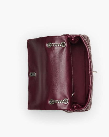 Marc Jacobs Recommended - The Quilted Dual Convertible Shoulder Bag Dark Plum