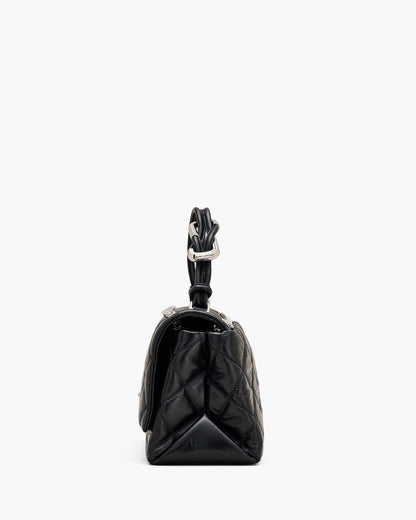 Marc Jacobs Popular - The Quilted Dual Convertible Shoulder Bag Black