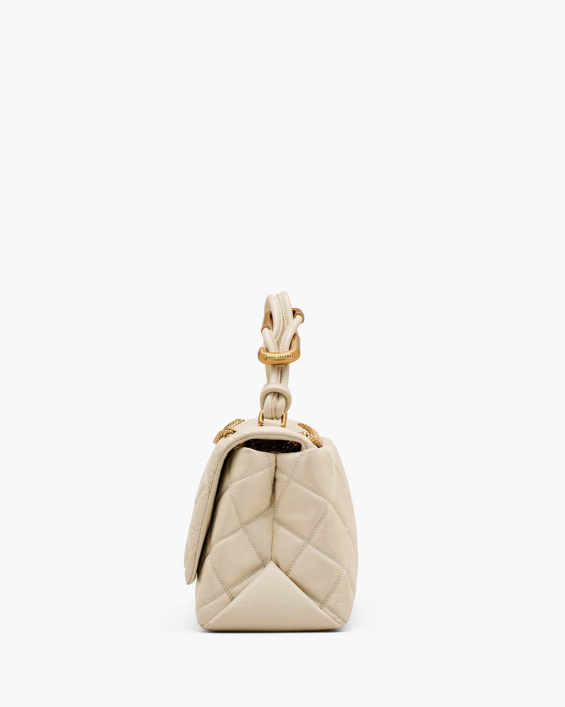 Marc Jacobs Trusted - The Quilted Dual Convertible Shoulder Bag Cloud White
