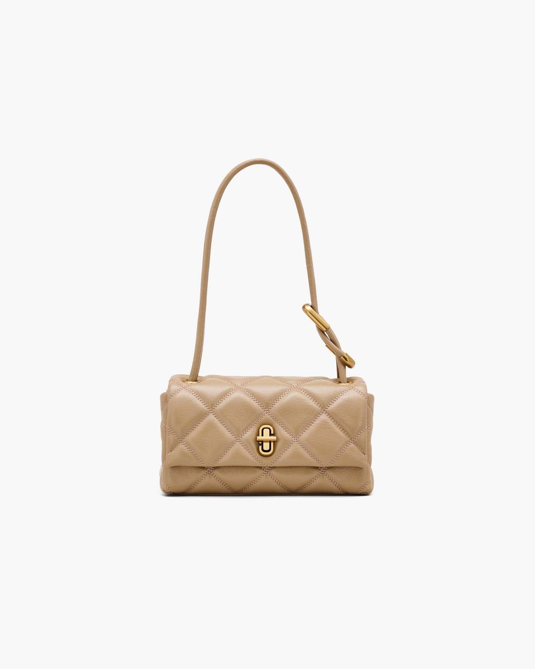 Marc Jacobs Quality - The Quilted Mini Dual Shoulder Bag Camel
