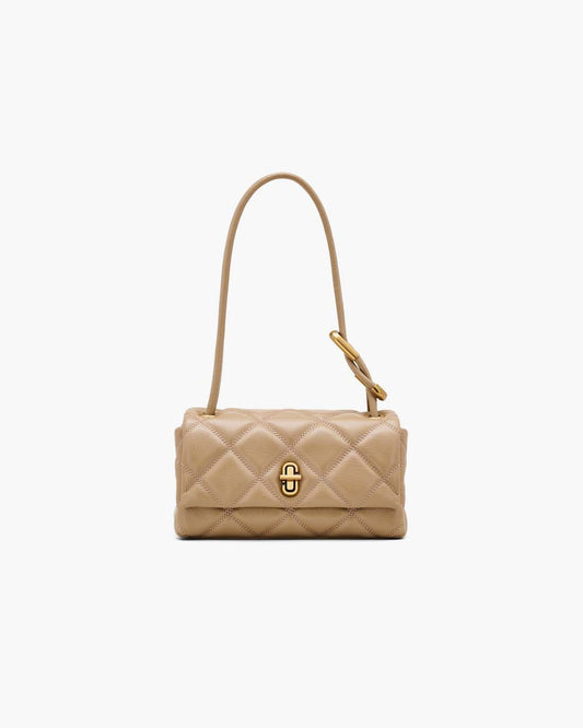 Marc Jacobs Quality - The Quilted Mini Dual Shoulder Bag Camel