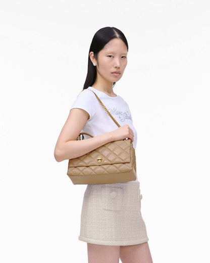 Marc Jacobs Value - The Quilted Dual Convertible Shoulder Bag Camel