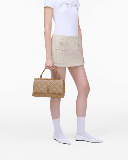 Marc Jacobs Value - The Quilted Dual Convertible Shoulder Bag Camel