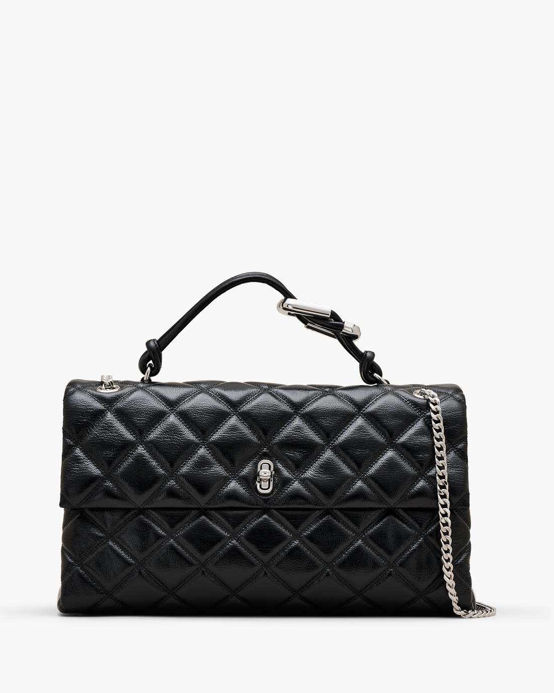 Marc Jacobs Signature - The Quilted XL Dual Convertible Shoulder Bag Black