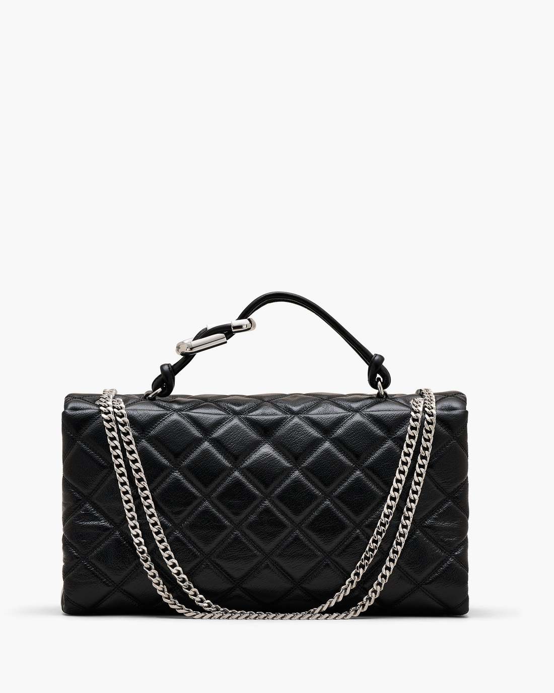 Marc Jacobs Signature - The Quilted XL Dual Convertible Shoulder Bag Black