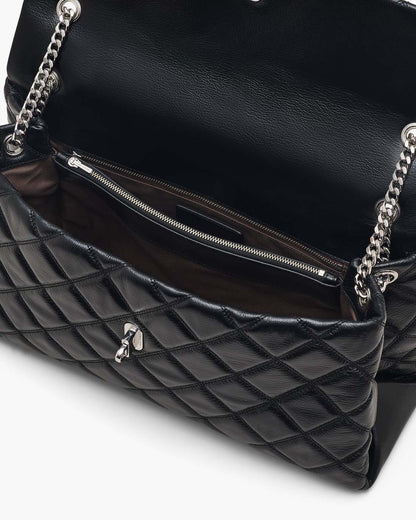 Marc Jacobs Signature - The Quilted XL Dual Convertible Shoulder Bag Black