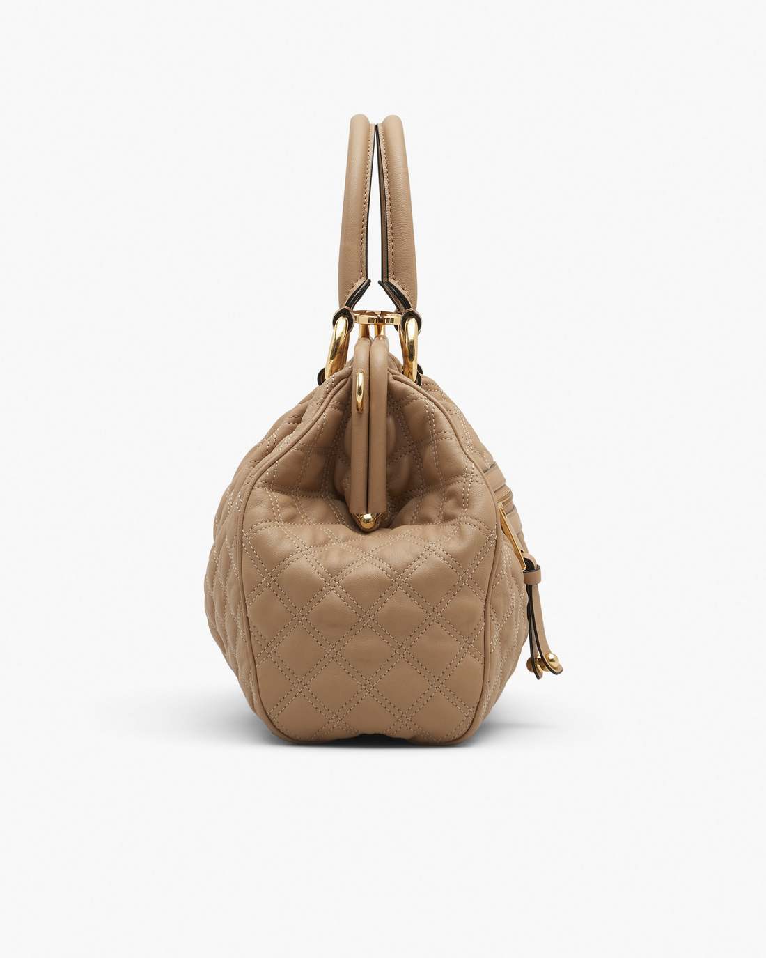 Marc Jacobs Sale - Re-Edition Quilted Leather Stam Bag Camel