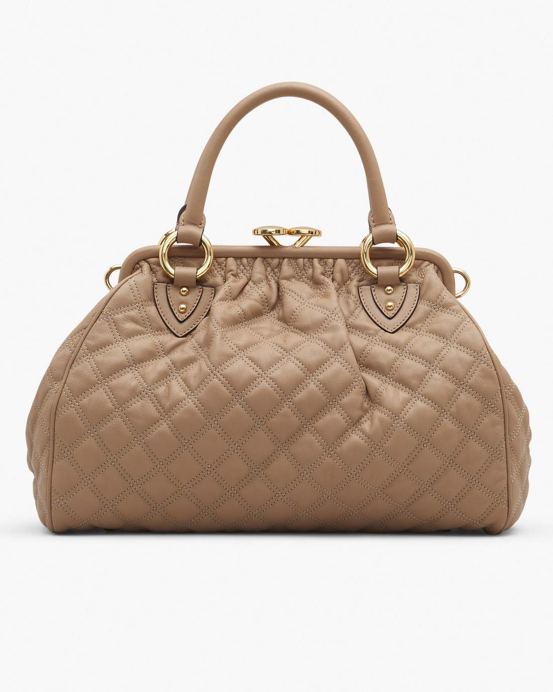 Marc Jacobs Sale - Re-Edition Quilted Leather Stam Bag Camel