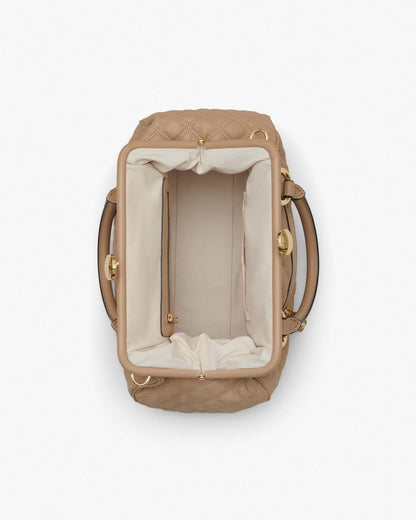 Marc Jacobs Sale - Re-Edition Quilted Leather Stam Bag Camel