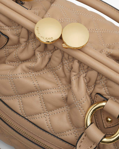 Marc Jacobs Sale - Re-Edition Quilted Leather Stam Bag Camel