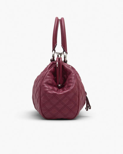 Marc Jacobs Quality - Re-Edition Quilted Leather Stam Bag Cherry