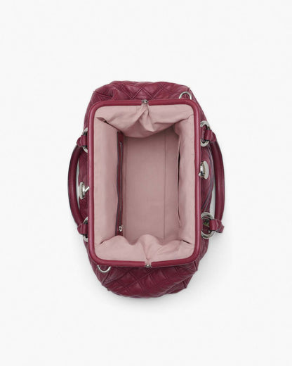 Marc Jacobs Quality - Re-Edition Quilted Leather Stam Bag Cherry