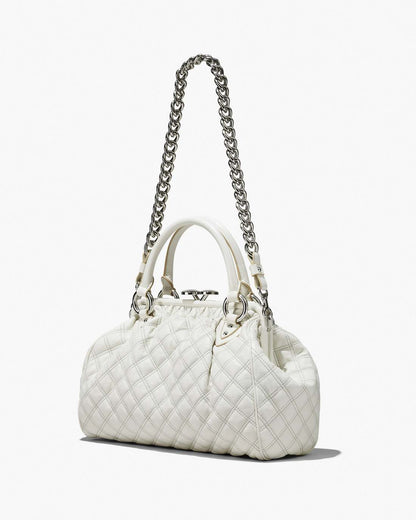 Marc Jacobs Special Offer - Re-Edition Quilted Leather Stam Bag Cloud White