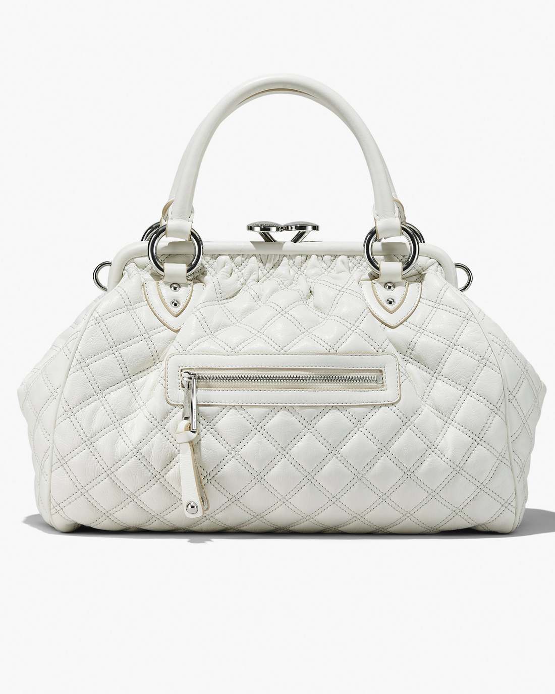 Marc Jacobs Special Offer - Re-Edition Quilted Leather Stam Bag Cloud White