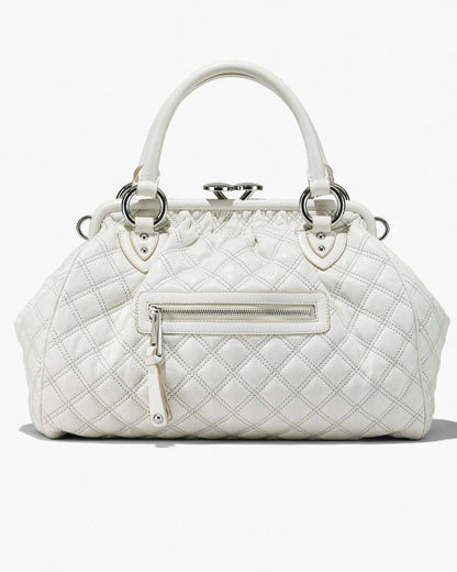 Marc Jacobs Special Offer - Re-Edition Quilted Leather Stam Bag Cloud White
