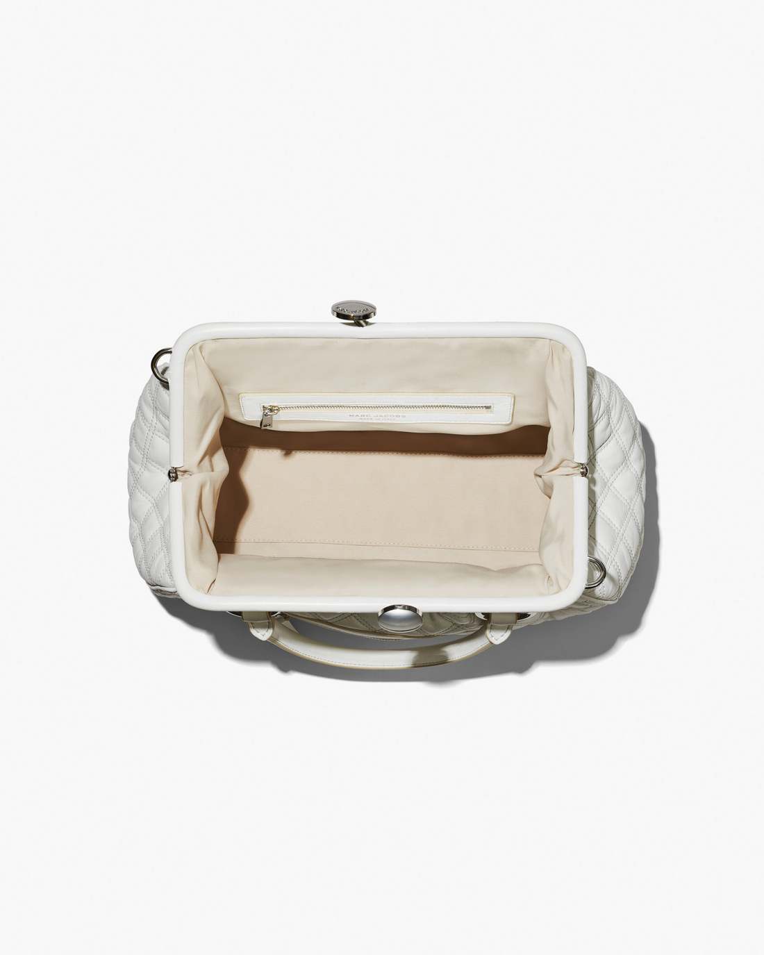 Marc Jacobs Special Offer - Re-Edition Quilted Leather Stam Bag Cloud White