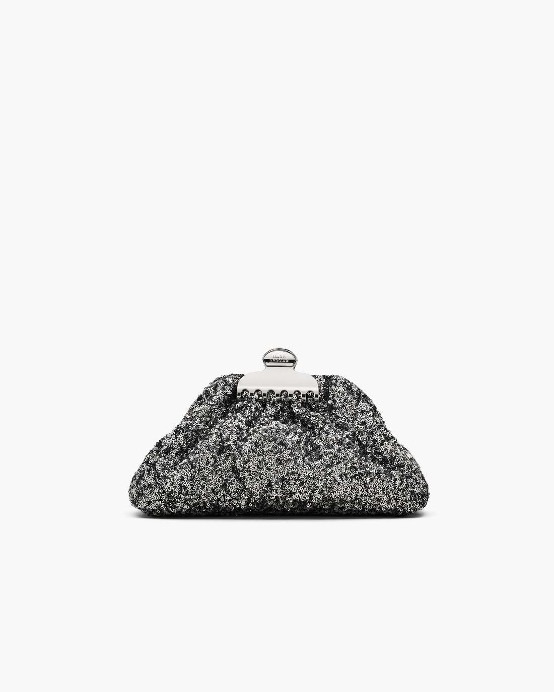 Marc Jacobs Value - The Sequin Glam Small Clutch Silver