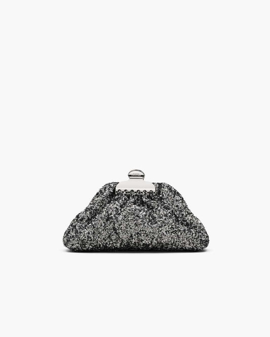 Marc Jacobs Value - The Sequin Glam Small Clutch Silver