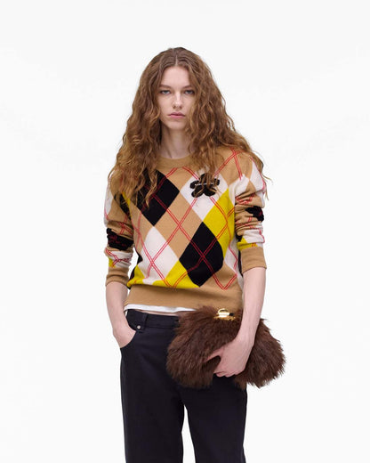 Marc Jacobs Exclusive - The Faux Fur Glam Small Clutch Dark Brown