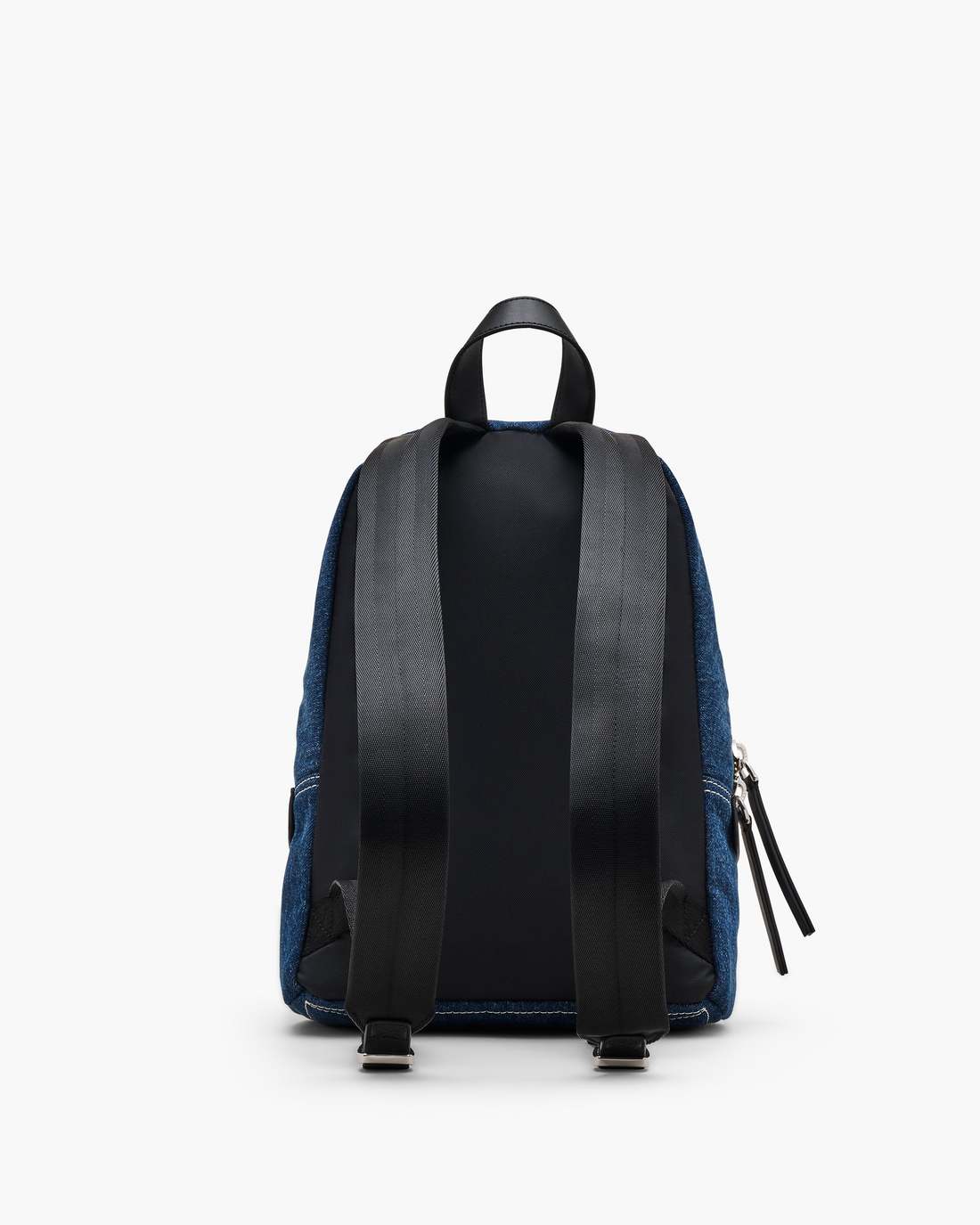Marc Jacobs Special Offer - The Biker Colorblock Denim Medium Backpack Indigo Multi