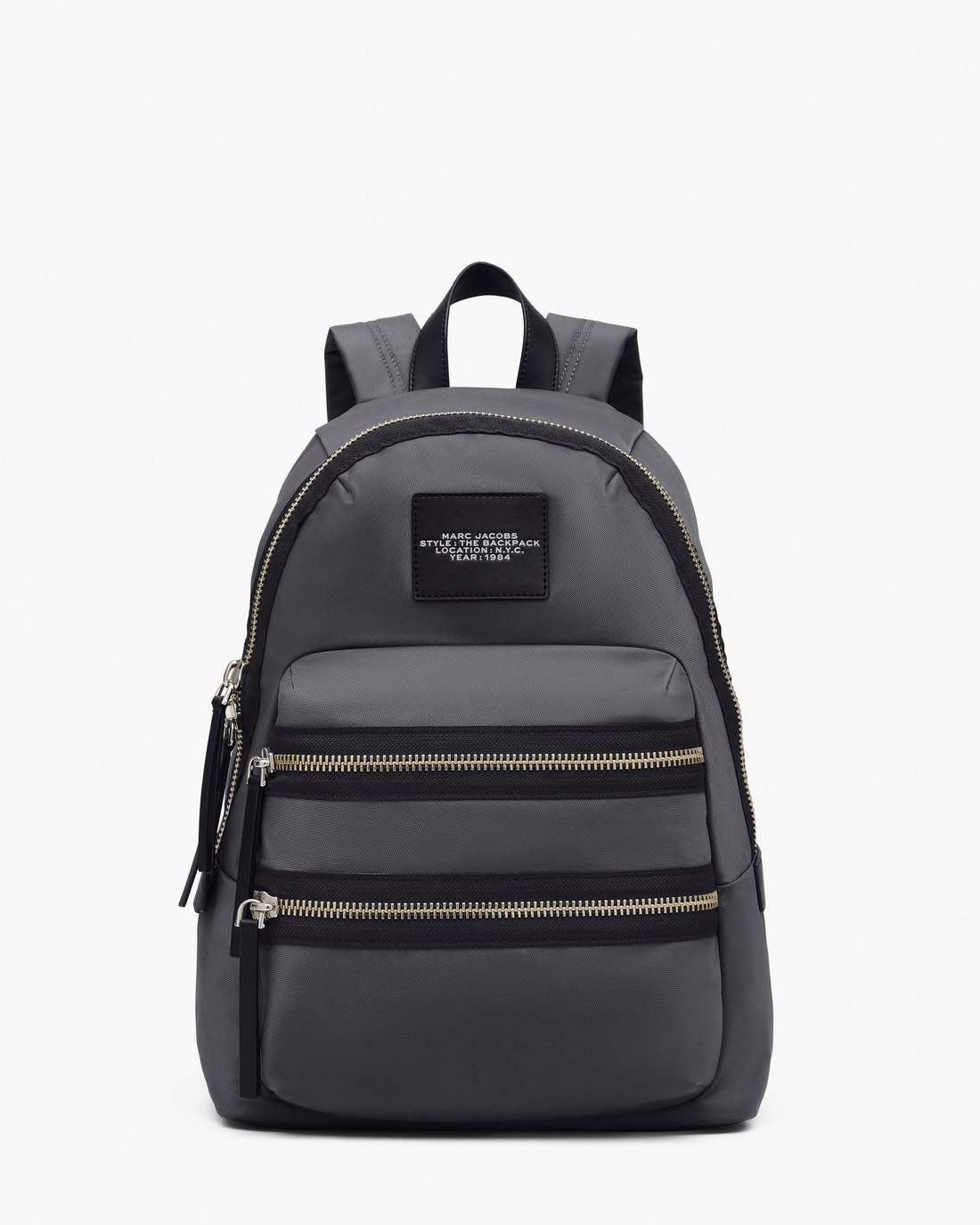 Marc Jacobs Popular - The Biker Nylon Large Backpack Dark Shadow