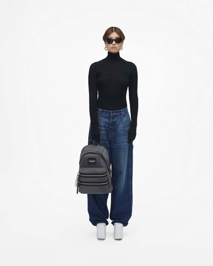 Marc Jacobs Popular - The Biker Nylon Large Backpack Dark Shadow