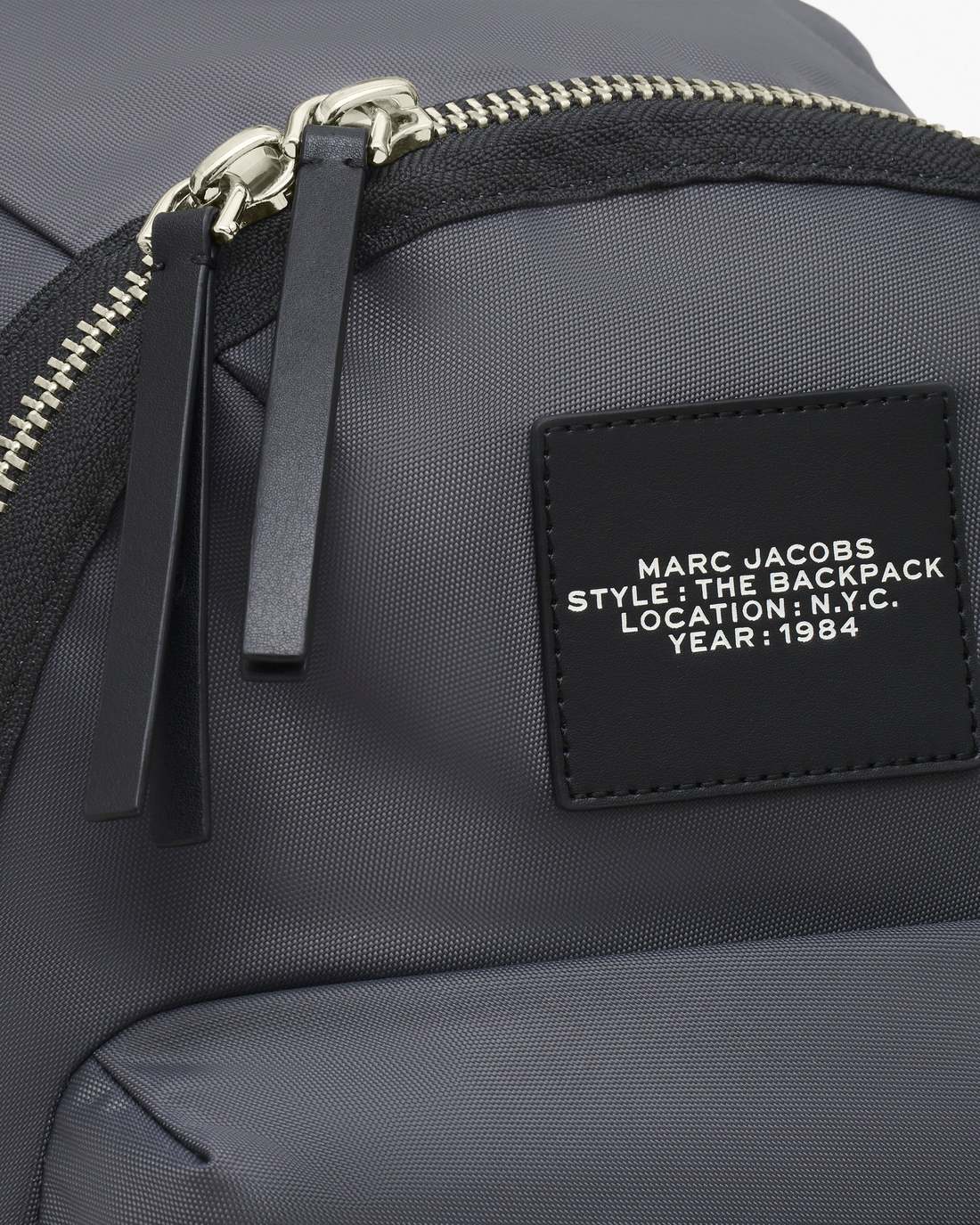 Marc Jacobs Popular - The Biker Nylon Large Backpack Dark Shadow