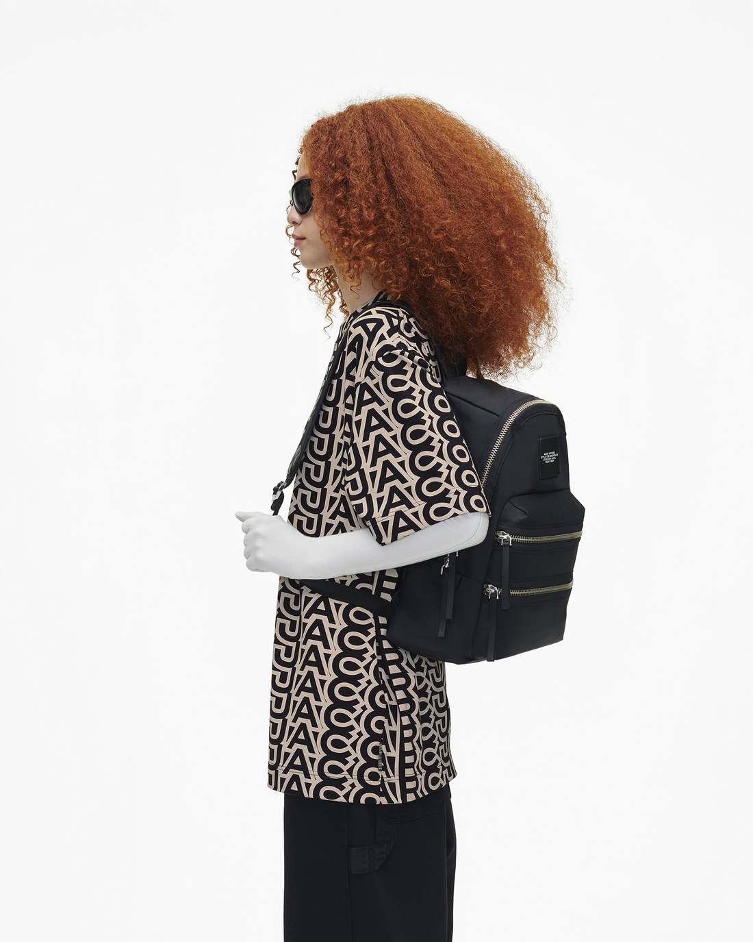 Marc Jacobs Great Value - The Biker Nylon Large Backpack Black