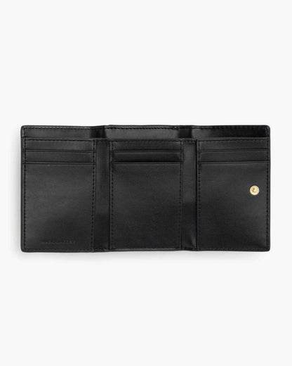 Marc Jacobs Discount - The Leather Trifold Wallet Black