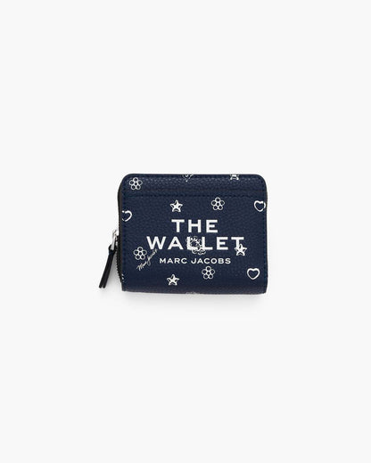 Marc Jacobs Classic - The Bandana Mini Compact Wallet Navy Multi