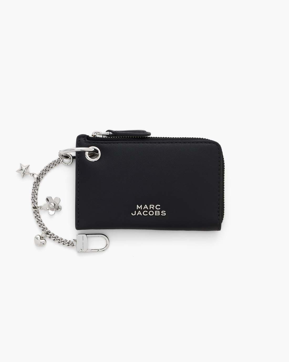 Marc Jacobs Discount - The Everyday Top Zip Charm Wallet Black