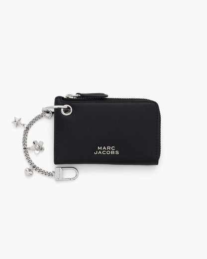Marc Jacobs Discount - The Everyday Top Zip Charm Wallet Black