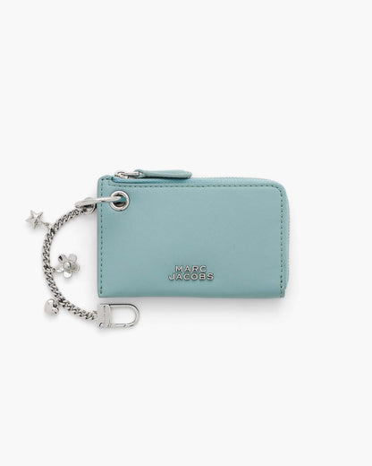 Marc Jacobs Premium - The Everyday Top Zip Charm Wallet Sky Blue