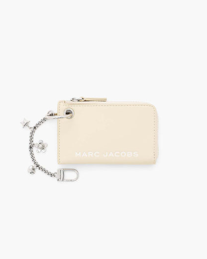 Marc Jacobs Quality - The Top Zip Charm Wallet Cloud White